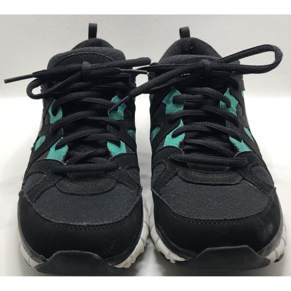 Skechers Shoes - Skechers S Sport Flexsole Womens Size 6.5 Black & Aqua Running Shoes # 11667